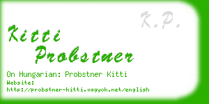 kitti probstner business card